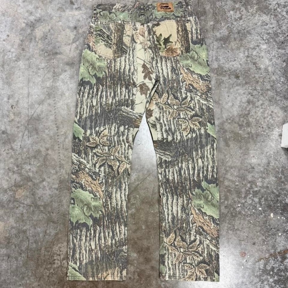 Vintage 80s Duxbak Realtree Camo Hunting Pants 34x33